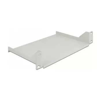 Rack lentyna DeLOCK 10 inch 1U pilka plieninė tinklo spintelei