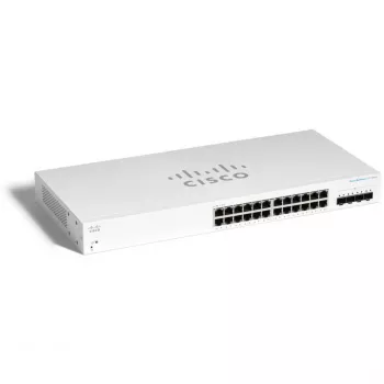 Tinklo jungiklis Cisco CBS220-24T-4X – valdomas L2, 24x Gigabit (10/100/1000) RJ-45, 4x 10G SFP+