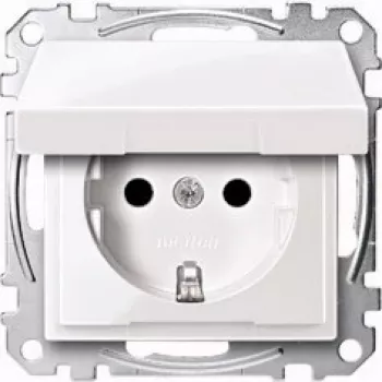 Kištukinis lizdas CEE 7/3 Merten MEG2310-0325 Baltas 250V 16A