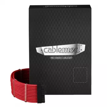 Maitinimo kabelių rinkinys CableMod PRO Series ModMesh C-Series, skirtas Cooler Master RMi/RMx (raudona)