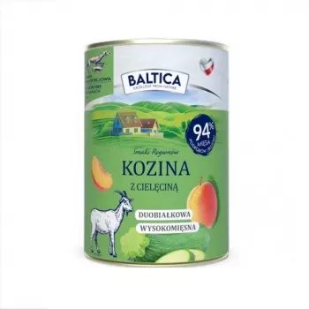 BALTICA regional flavours šlapi šunų ėdalas su ožkiena ir veršiena, 400g