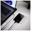 Nešiojamas kietasis diskas 1 TB atnaujintas, išorinis kietasis diskas (juodas)