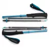 Trekking lazdos Distance Carbon Z, Fitness Device Anthracite/Blue, 1 pora, 105 cm