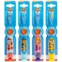 Vaikiškų dantų šepetėlių rinkinys su mirksinčia šviesa ir siurbtuku, Paw Patrol, 4 vnt., įvairių spalvų