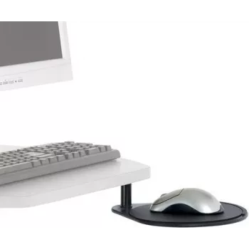 Priedų lentyna multimedijos vežimėliui ERGOTRON 687BK – juoda, kompozitas/plienas, 203,2×229 mm, 907 g