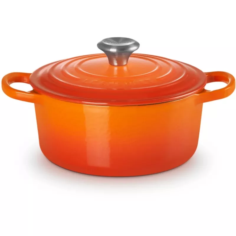 Le Creuset Signature apvalus kepimo indas 18 cm vulkaninė