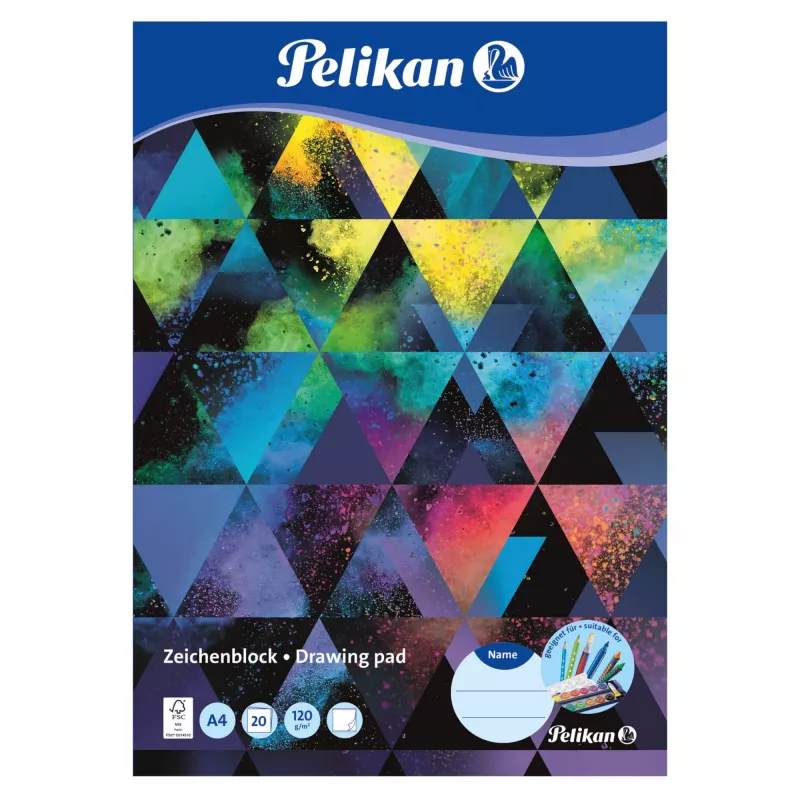 Pelikan 236782 piešimo popieriaus bloknotas, 20 lapų