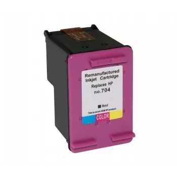 Superbulk HP 704 CN693 Juoda kasetė 150 ml (originalus OEM kodas CN693)