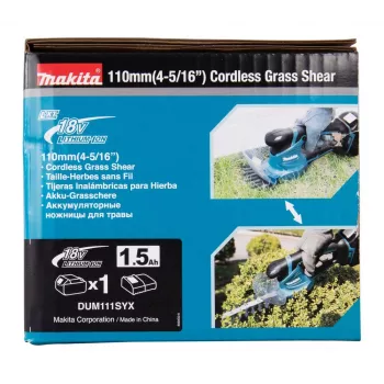 Žoliapjovė / vielinis pjūklas Makita DUM111SYX 27 W akumuliatorinė Juoda, Mėlyna