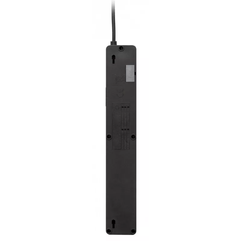 LESTAR ZX 510 G-A K.:CZ 5,0M apsauginis filtras nuo viršįtampių, juodas, 5 kištukiniai lizdai, 230 V, 5 m