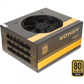 SAMA FTX-850-B ARMOR 850W, PC maitinimo blokas juodas, 4x PCIe, kabelių valdymas, 850 W