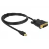 Vaizdo kabelio adapteris DeLOCK 83988 Mini DisplayPort į DVI-D 1m