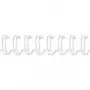 Fellowes rišimo viela 12 mm 297 mm 34 žiedai A4 balti 100 lapų talpa 100 vnt. (53270)