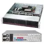 Supermicro SC216 BE1C-R920LPB – 2U stelažinis korpusas, išplėstinis ATX, SATA/SAS, karštai keičiami diskų lizdai, 920 W