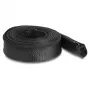 DeLOCK Braided Sleeve su užtrauktuku, karščiui atspari, 5 m x 50 mm, juoda