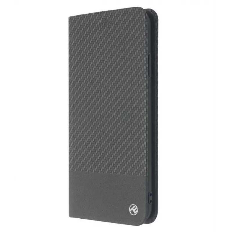 Knyginis dėklas iPhone XS Tellur Carbon – juodas
