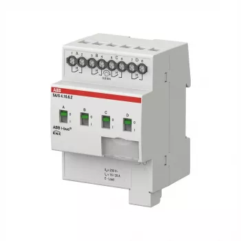ABB REG SA/S4.16.6.2 4 kanalų jungiklio pavara, 16 A, C apkrova, montavimui ant DIN bėgio