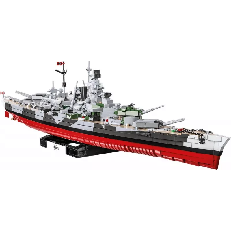 COBI 4839 Historical Collection mūšio laivas Tirpitz, kaladėlių rinkinys, 2810 elementų, 1:300
