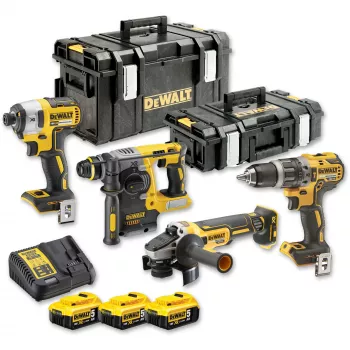 Profesionalus akumuliatorinių elektrinių įrankių rinkinys DeWALT DCK422P3-QW