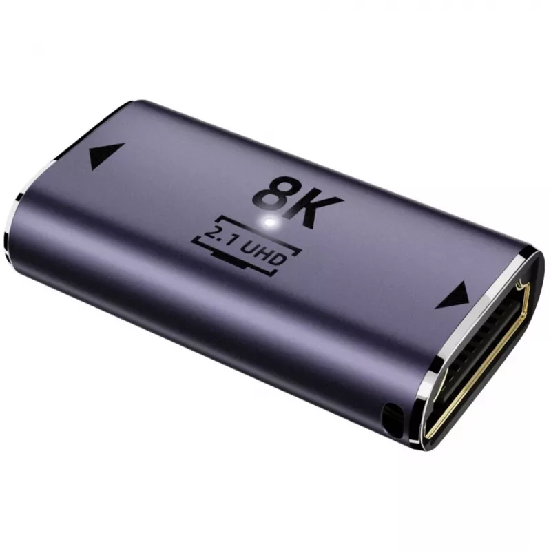 HDMI A tipo į HDMI A tipo adapterių rinkinys 4smarts 541489, pilkas, 4 vnt., 40 g