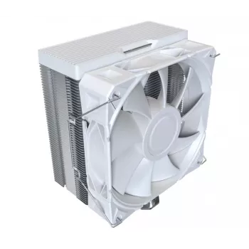 CPU oro aušintuvas Montech NX400, 120 mm ventiliatoriai, baltas, 156×74×120 mm, TDP 270 W