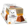 Šlapias kačių ėdalas Purina Nestlé Gourmet Revelations gabaliukai želė su vištiena 2 x 57 g, suaugusioms katėms, baltymai 9%, drėgnis 83%