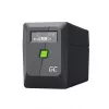 Nepertraukiamo maitinimo šaltinis Line-Interactive Green Cell 6,5 kVA, 360 W, 2 AC lizdai, 12 V 7 Ah VRLA, USB, bokštas, juodas