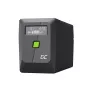 Nepertraukiamo maitinimo šaltinis Line-Interactive Green Cell 6,5 kVA, 360 W, 2 AC lizdai, 12 V 7 Ah VRLA, USB, bokštas, juodas