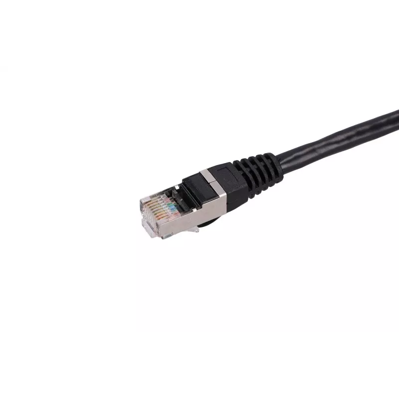 Extralink LAN Patchcord Kat.5e RJ-45 F/UTP 0,5 m Juoda