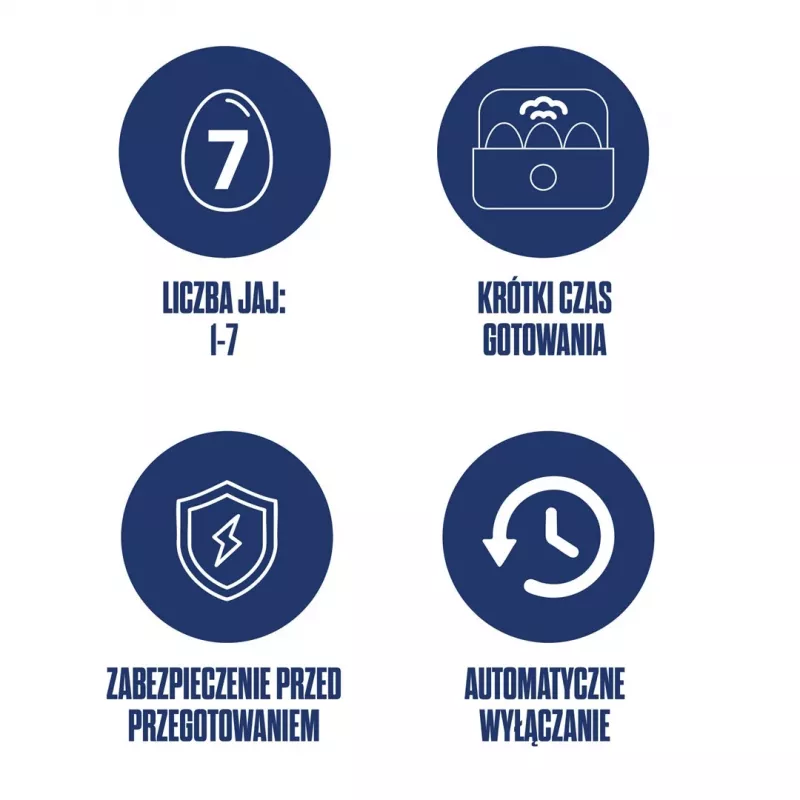 Kiaušinių virimo aparatas Westinghouse WKEB201EU – elektrinis garinis kiaušinių virimo aparatas iki 7 kiaušinių
