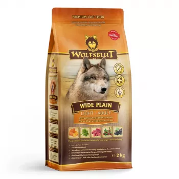 WOLFSBLUT Wide Plain Light Horse su saldžiosiomis bulvėmis - sausas šunų ėdalas - 2kg