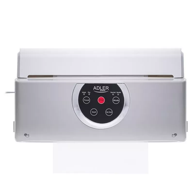 Vakuuminis pakuotojas Adler AD 4503, 130 W, vakuumas -750 iki -800 mbar, C tipo kištukas, pilkai baltas
