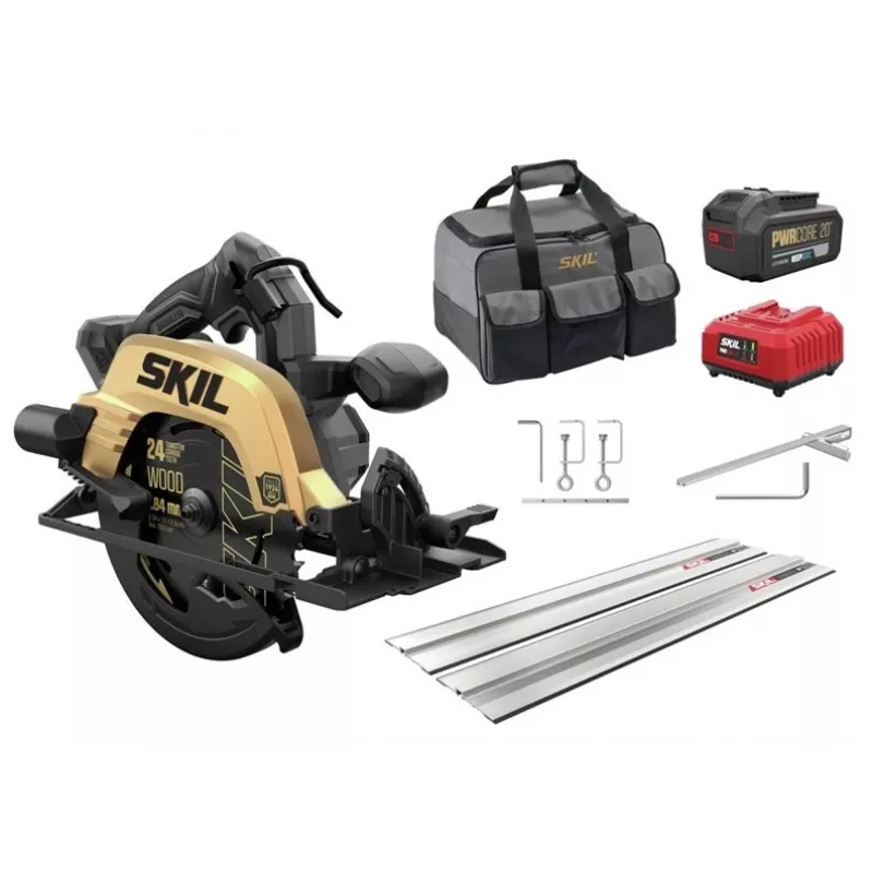 Diskinis pjūklas BLACK & DECKER 3575DB 20V 1x4Ah su kreipiamuoju bėgeliu