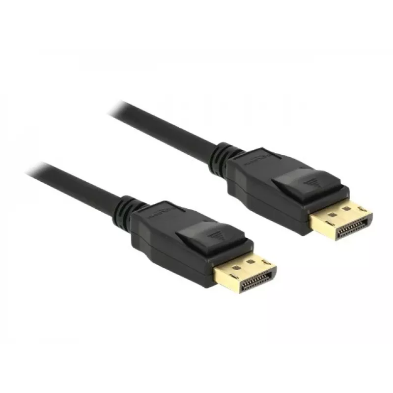 DeLOCK DisplayPort kabelis DisplayPort (kištukas) į DisplayPort (kištukas) 1,5 m 4K palaikymas juodas (85508)