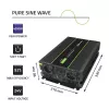Qoltec Monolith keitiklis automobilinis 4000 W juodas