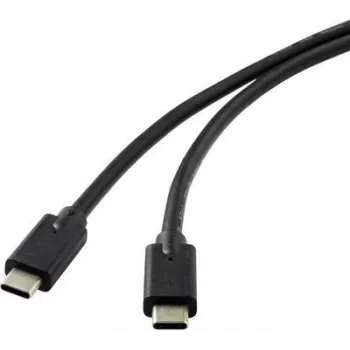 Renkforce RF-4531576 USB-C laidas 2 m USB 3.2 Gen 2 (3.1 Gen 2) juodas (RF-4531576)