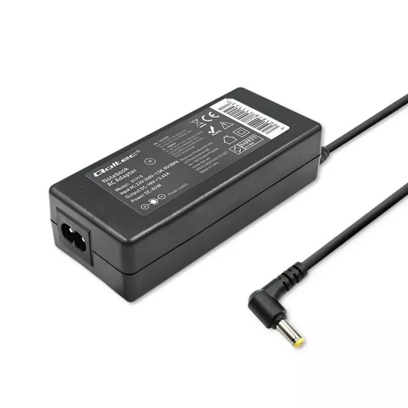 Maitinimo adapteris / keitiklis Qoltec 51115, 65 W