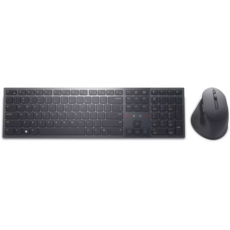 Dell Premier Collaboration Keyboard and Mouse KM900 | Belaidė klaviatūros ir pelės rinkinys | LT | Graphite | USB-A