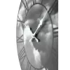 NeXtime klok 3037 Clouds, Ø39 cm, sieninis laikrodis, juodas