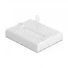 Breadboard DELOCK 18316 – litavimui nereikalinga prototipavimo plokštė, plastikinė, 36×46×10 mm, balta