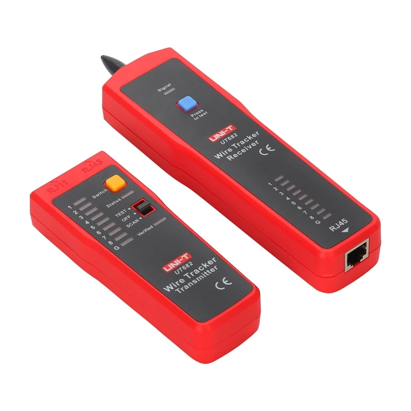 Laidų porų detektorius su RJ-45 testeriu UT-682
