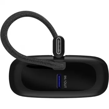 Nešiojamas Powerbankas Goobay 10 000 mAh su integruotu USB-C laidu - 20W kompaktiškas kelionei (76251)
