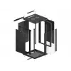 Sieninis stovas LANBERG WF01-6618-10B, 18U, 600×600×907 mm, juodas, 60 kg
