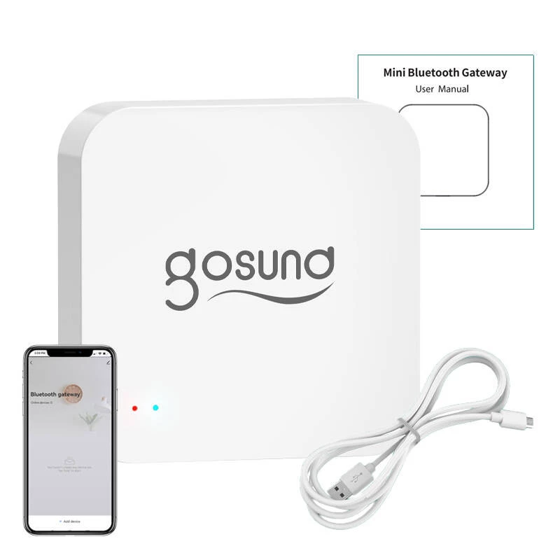 Gosund G2 išmanusis Bluetooth BLE Wi‑Fi šliuzas su Tuya signalizacijos funkcija