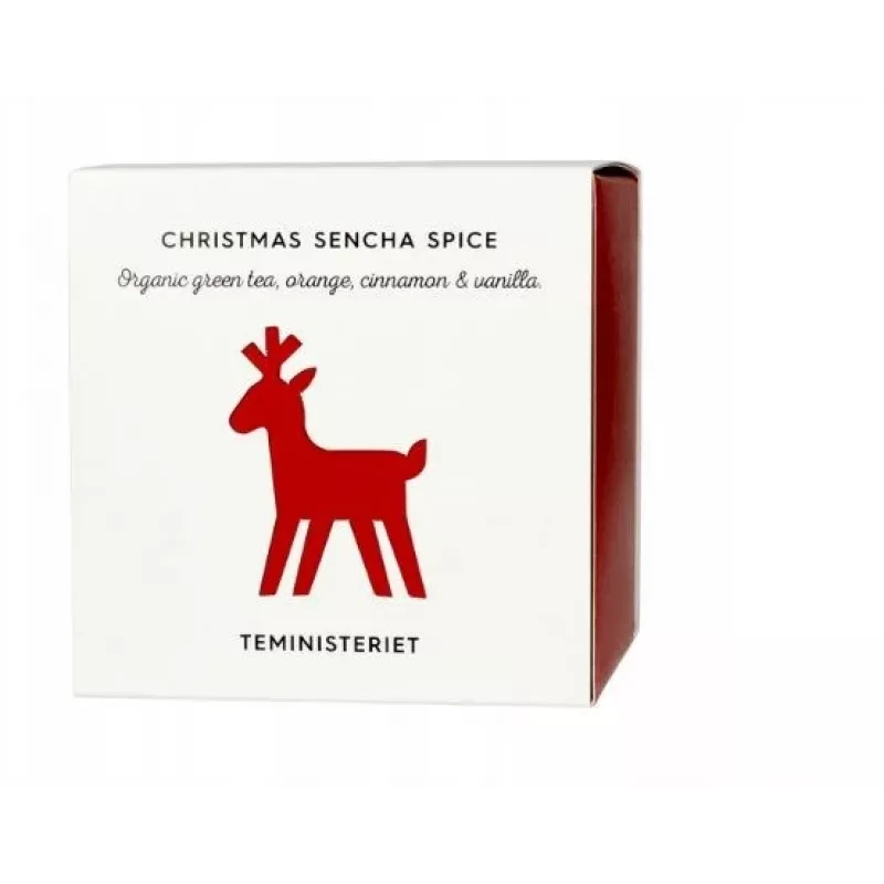 Kalėdinė Sencha Spice birželio žalioji arbata 100g - Teministeriet