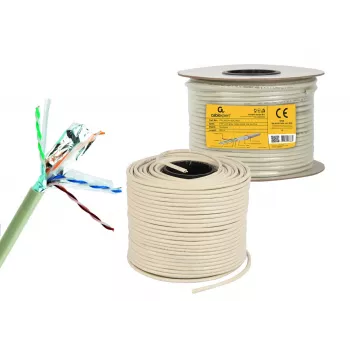 Gembird CAT6 FTP 100m tinklo kabelis pilkas F/UTP (FTP)