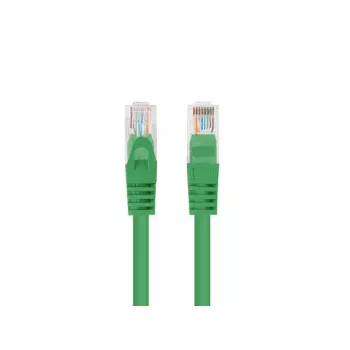 Lanberg Fluke Passed patchcord Cat.6 UTP 2m žalias 10 vnt. pakuotė