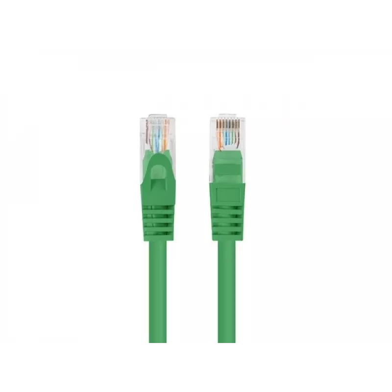 Lanberg Fluke Passed patchcord Cat.6 UTP 2m žalias 10 vnt. pakuotė