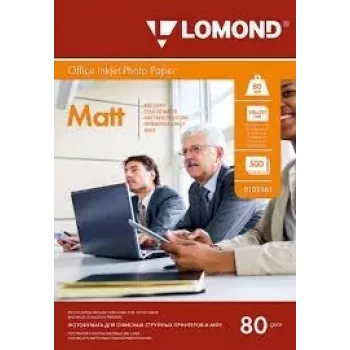 Lomond Photo Inkjet Paper Matte 85 g/m² A4, 500 lapų, dvipusis