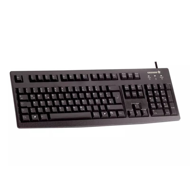 CHERRY G83-6105 USB RD klaviatūra, juoda